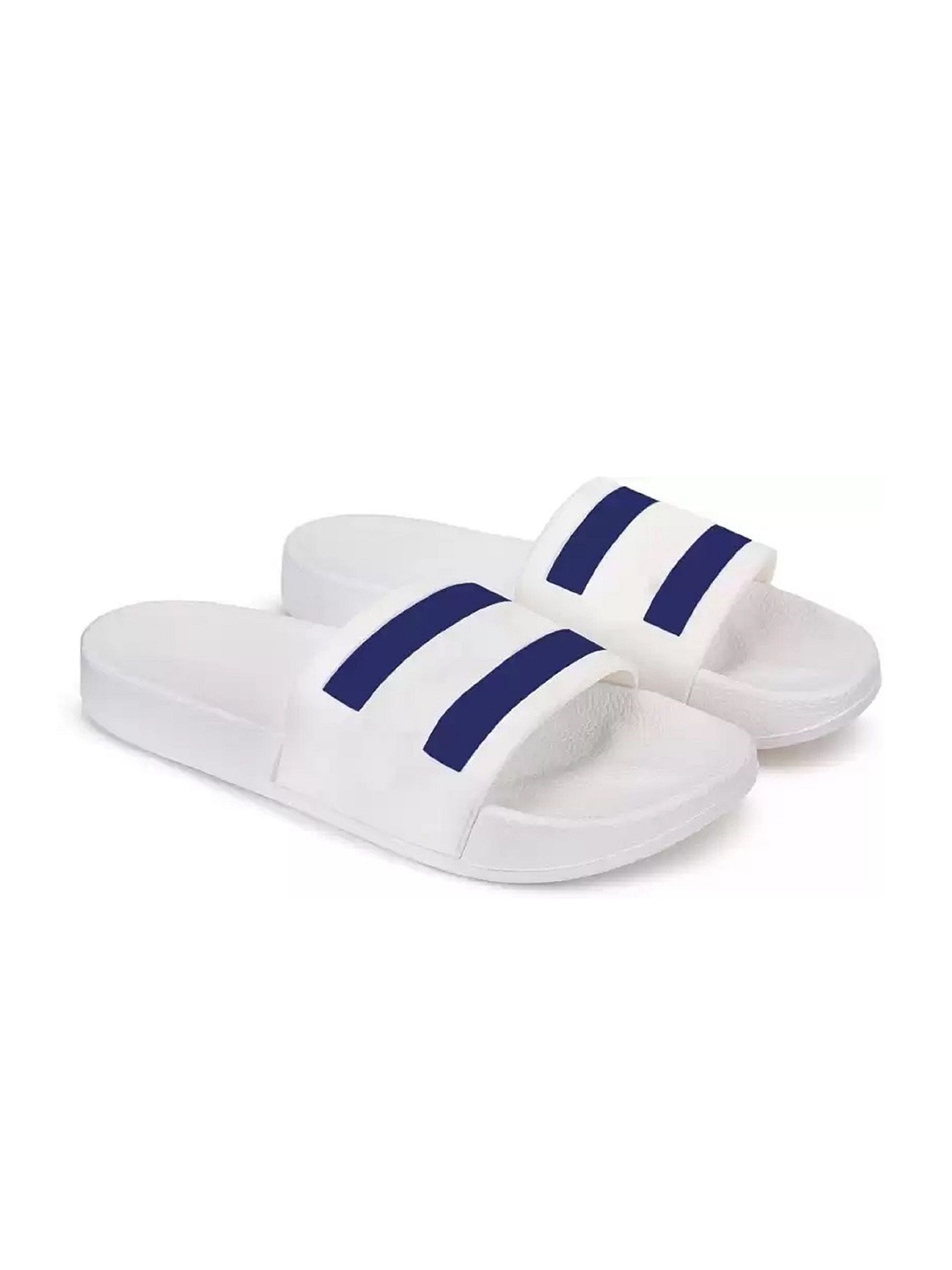 

PENNEN Men Printed Sliders, White