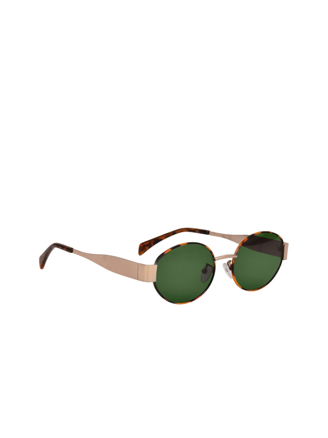 

4Flaunt Unisex Oval Sunglasses with UV Protected Lens, Green