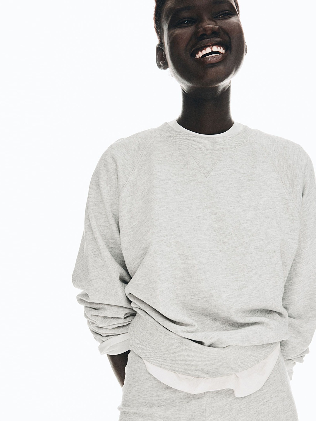 

H&M Sweatshirt, Grey