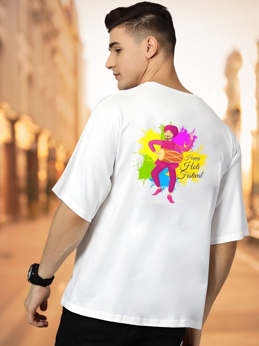 

Moda Rapido Men T-shirt, White
