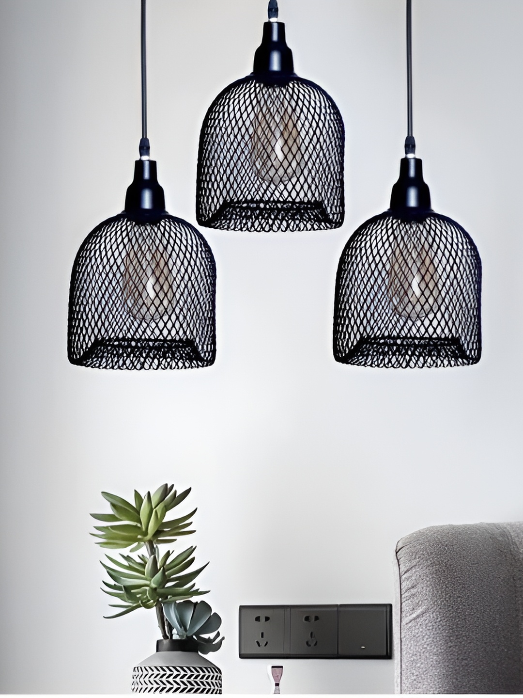 

GAUVIK Black Ceiling Lamp