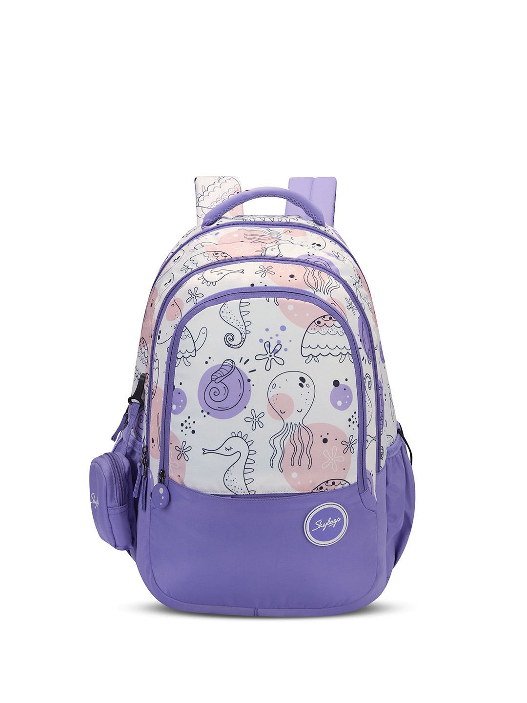 

Skybags Charm 03 Purple School Backpack