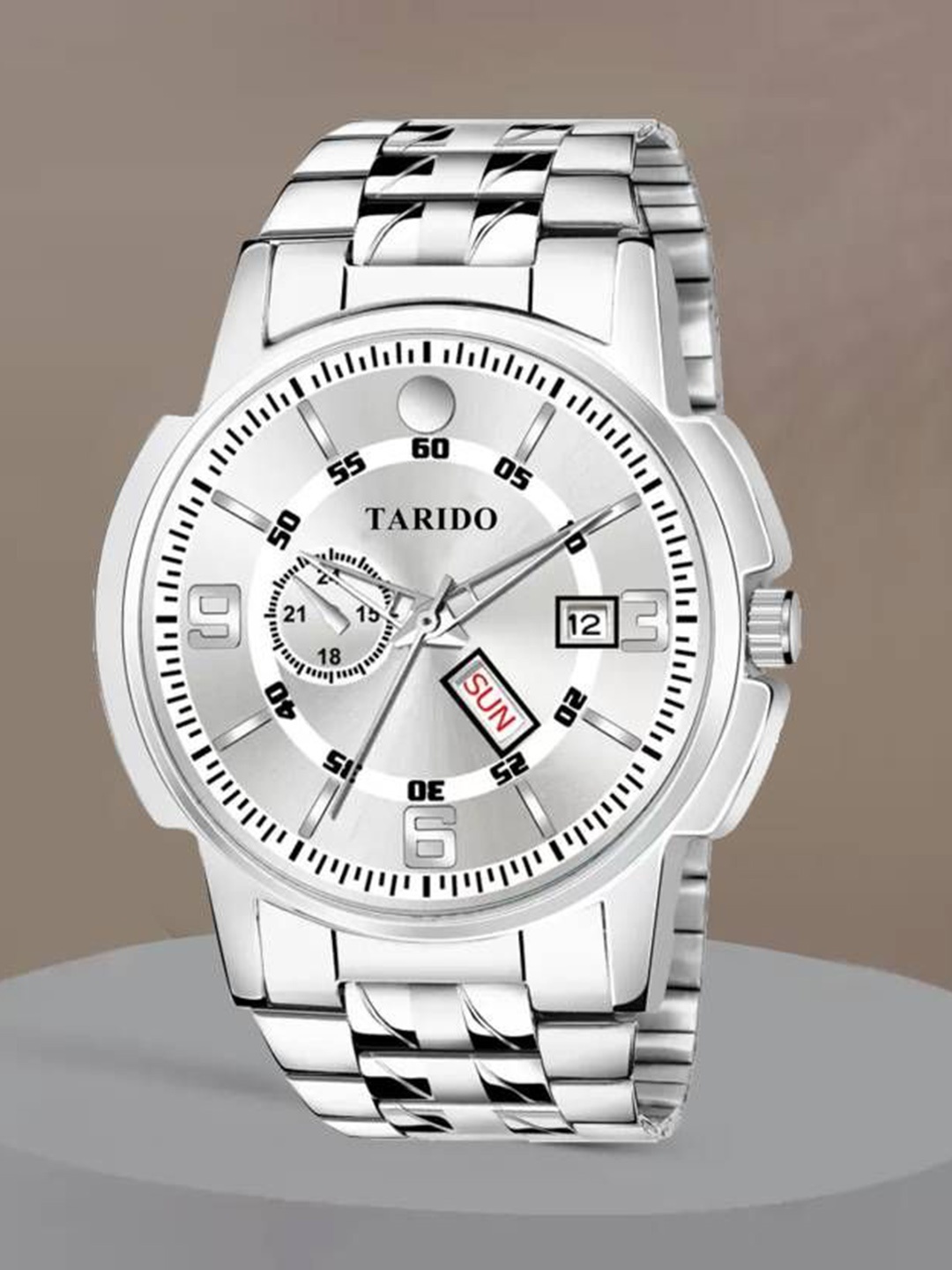 

TARIDO Men Dial & Bracelet Style Straps Analogue Watch TARIDO TD_201, White