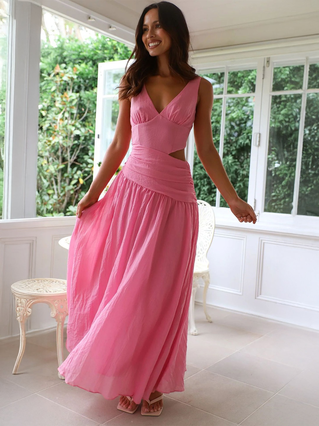 

MIAKEE Maxi Dress, Pink