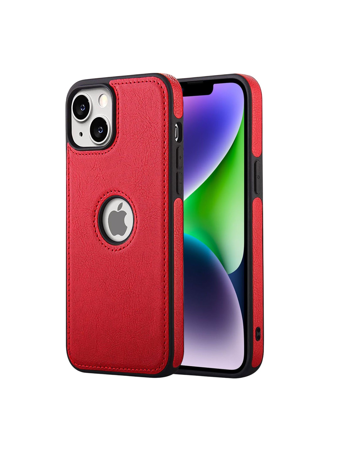 

LIRAMARK Solid Printed iPhone 14 Plus Back Case Mobile Accessories, Red