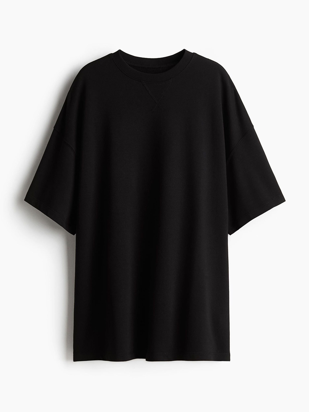

H&M Oversized Short-Sleeved Sweatshirt, Black