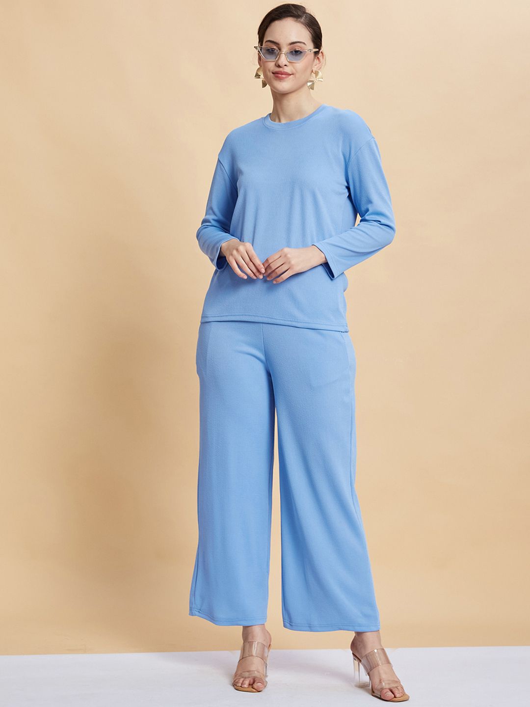 

Moda Rapido T-Shirt With Trousers Co-Ords, Blue