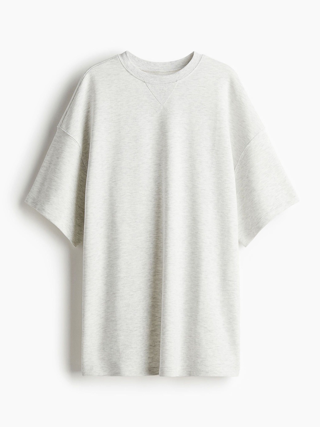 

H&M Oversized Short-Sleeved Sweatshirt, Grey