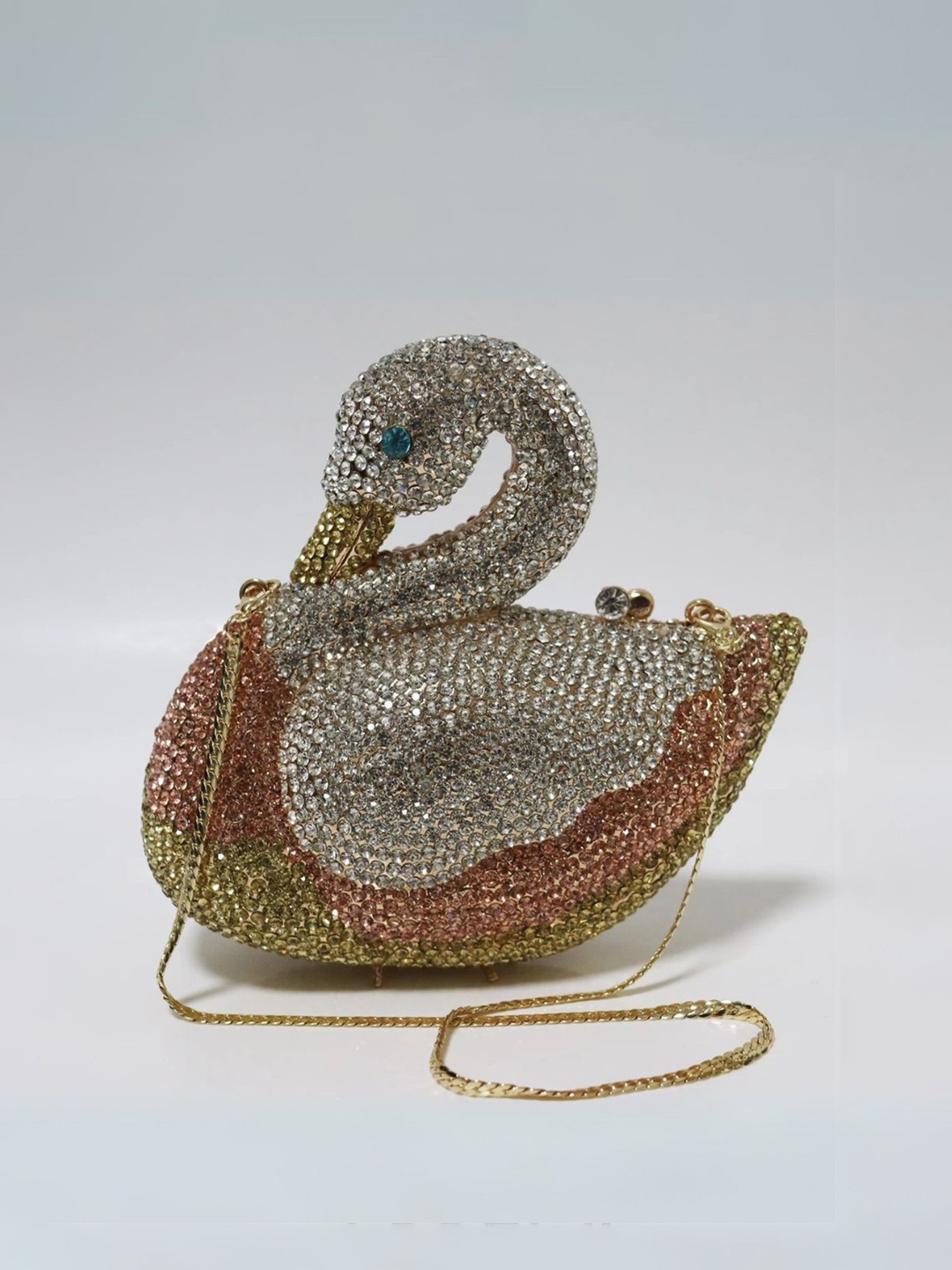 

PURPLE WINGS Swagger Handheld Bag, Gold