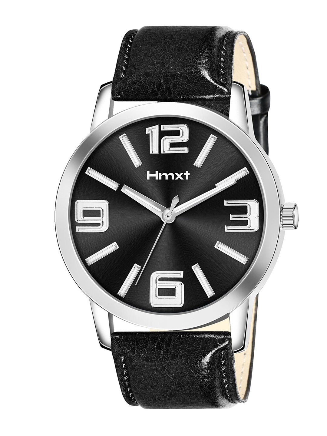 

HMXT Men Printed Dial & Leather Straps Analogue Watch HMXT-161, Black