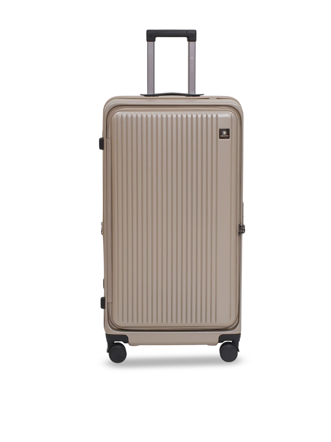 

SWISS MILITARY Hard Sided Trolley Suitcase, Peach
