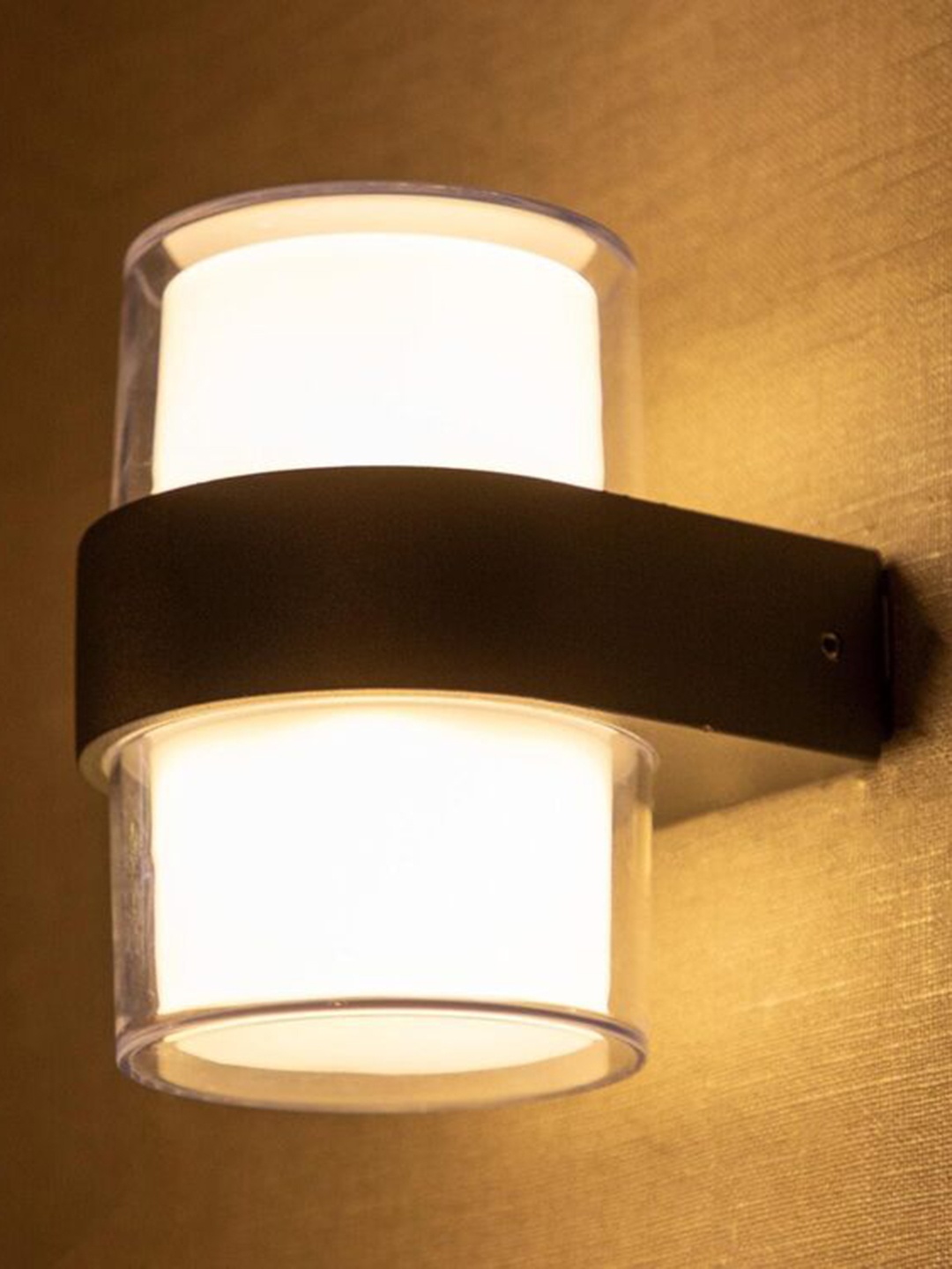 

GAUVIK Grey & White Acrylic Cylinder Shaped Wall Lamp