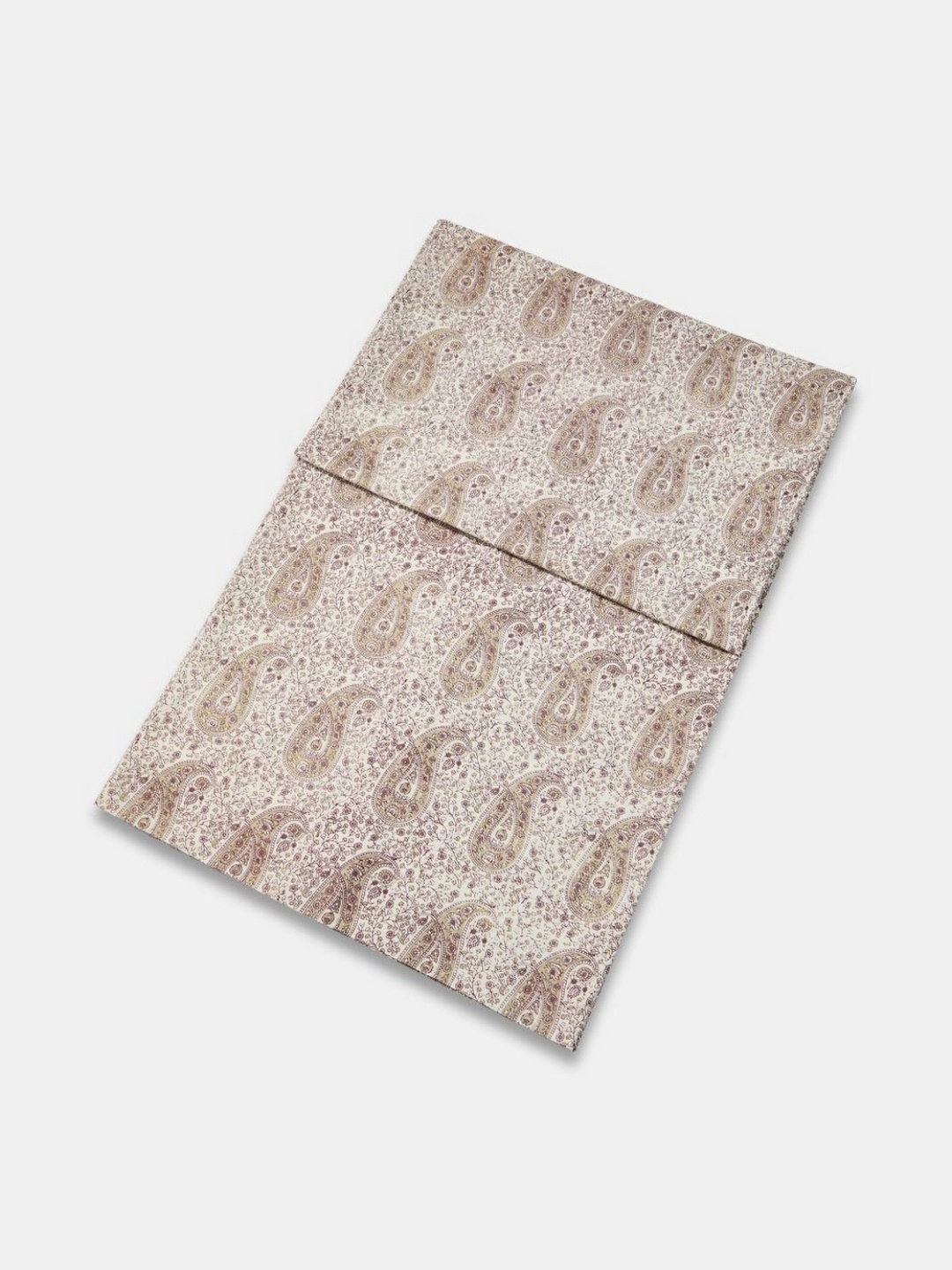 

Fabindia Beige & White Ethnic Motifs 180 TC King Bedsheet with 2 Pillow Covers