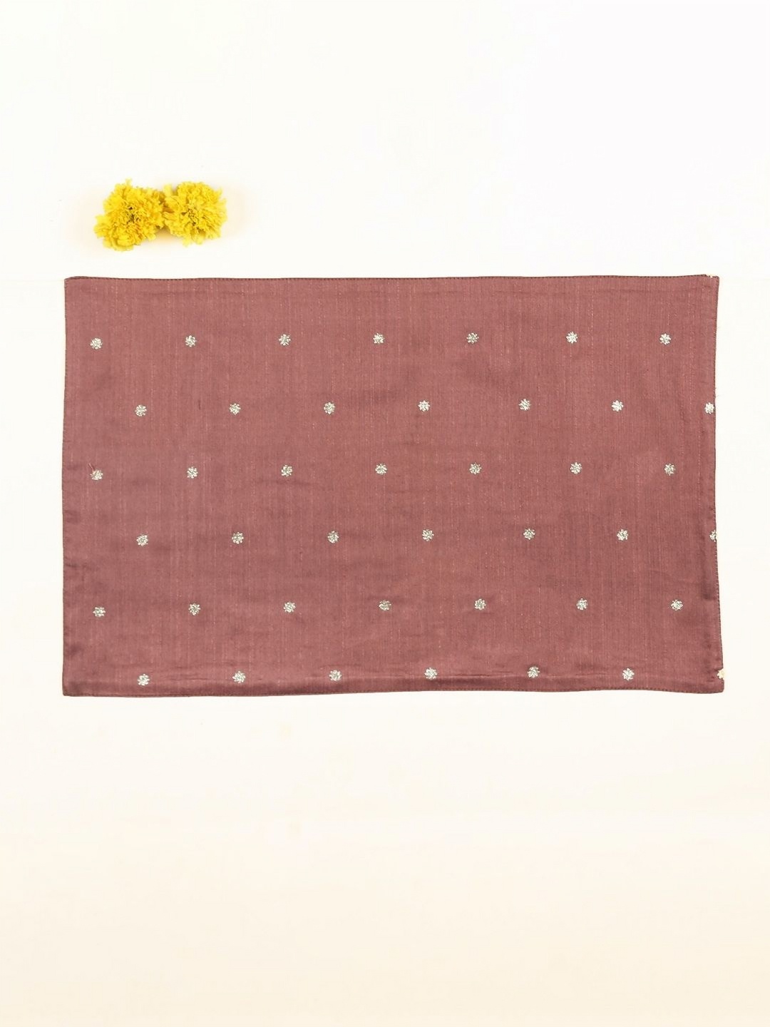 

House This Sirhind 2-Pcs Brown Textured Table Placemats