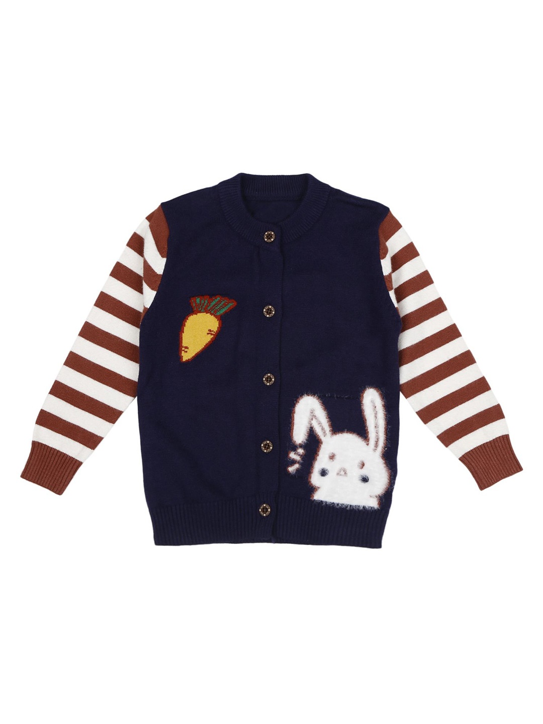 

mothercare Boys Striped Cardigan, Navy blue