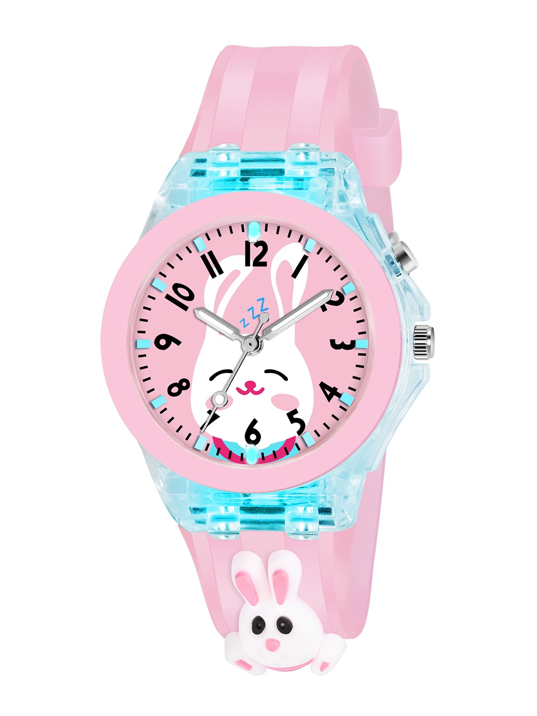 

THE SHOPOHOLIC Unisex Kids Dial & Straps Watch Pink Rabit