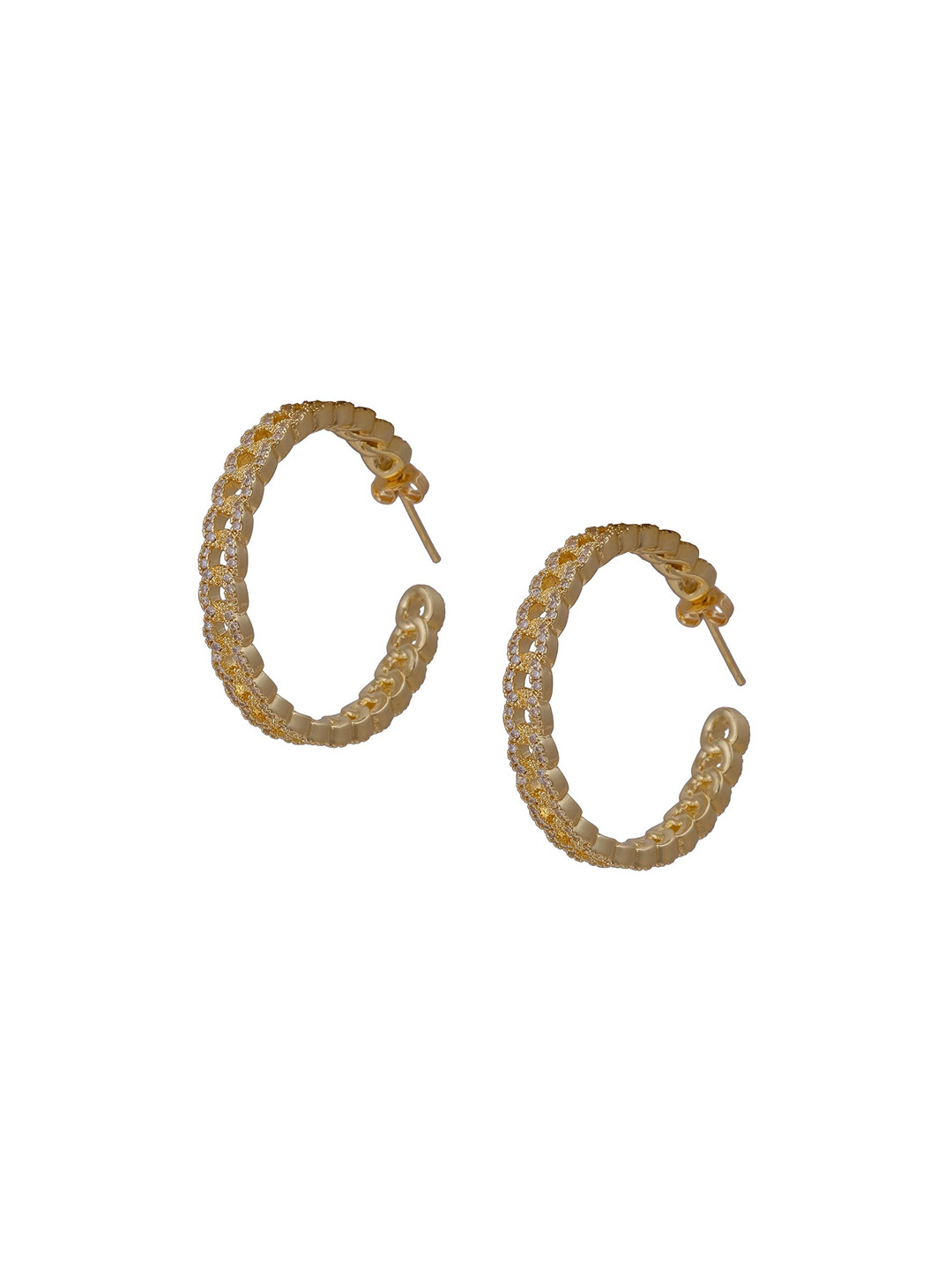 

EL JOYERO Contemporary Studs Earrings, Gold
