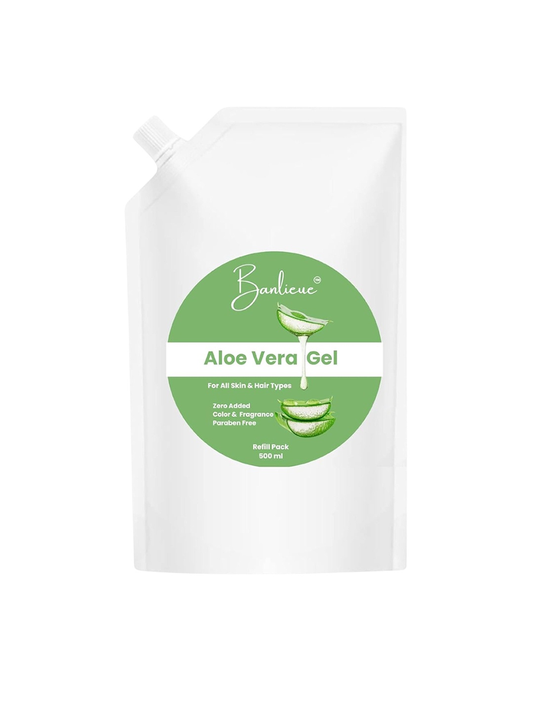 

Banlieue Aloe Vera Gel For Moisturizing - 500 ml, White