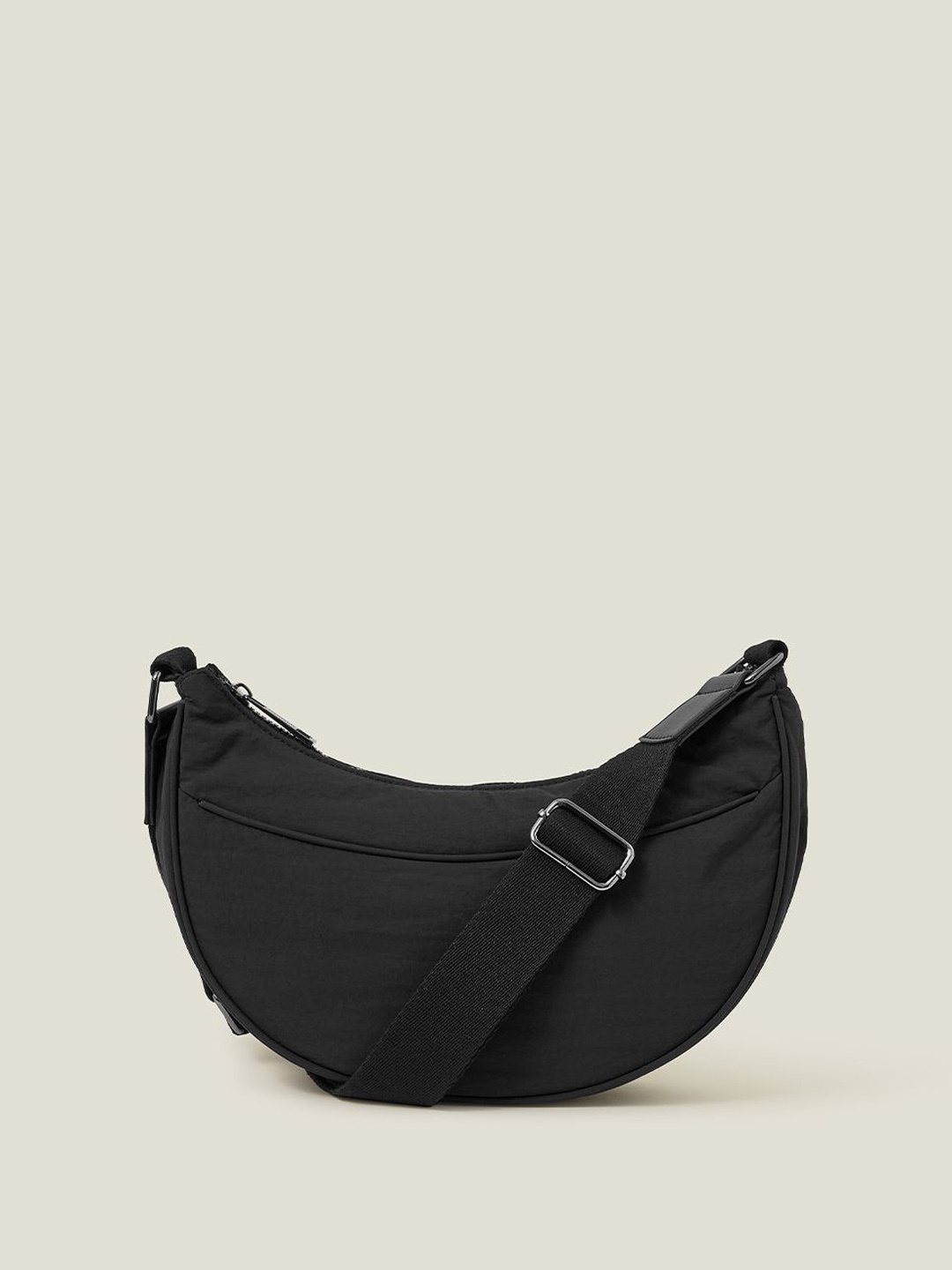 

Accessorize Structured Sling Bag with Bow Detail, Black