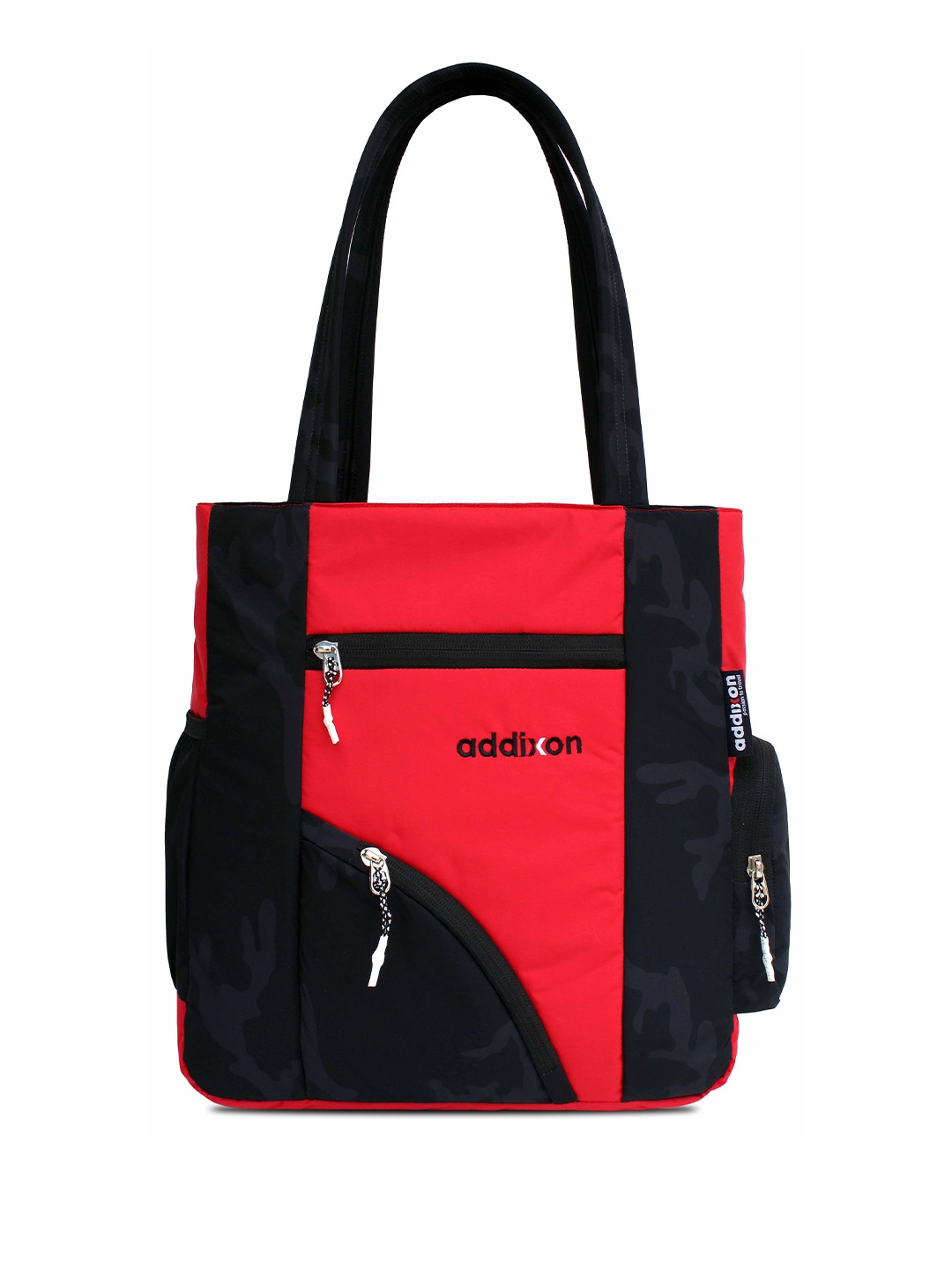 

Addixon Printed Structured Shoulder Bag with Tasselled, Red