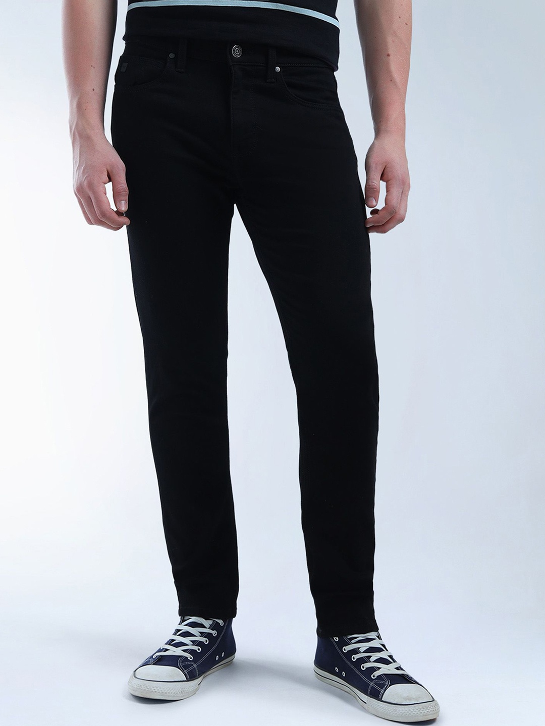 

Flying Machine Men Slim Fit Jeans, Black