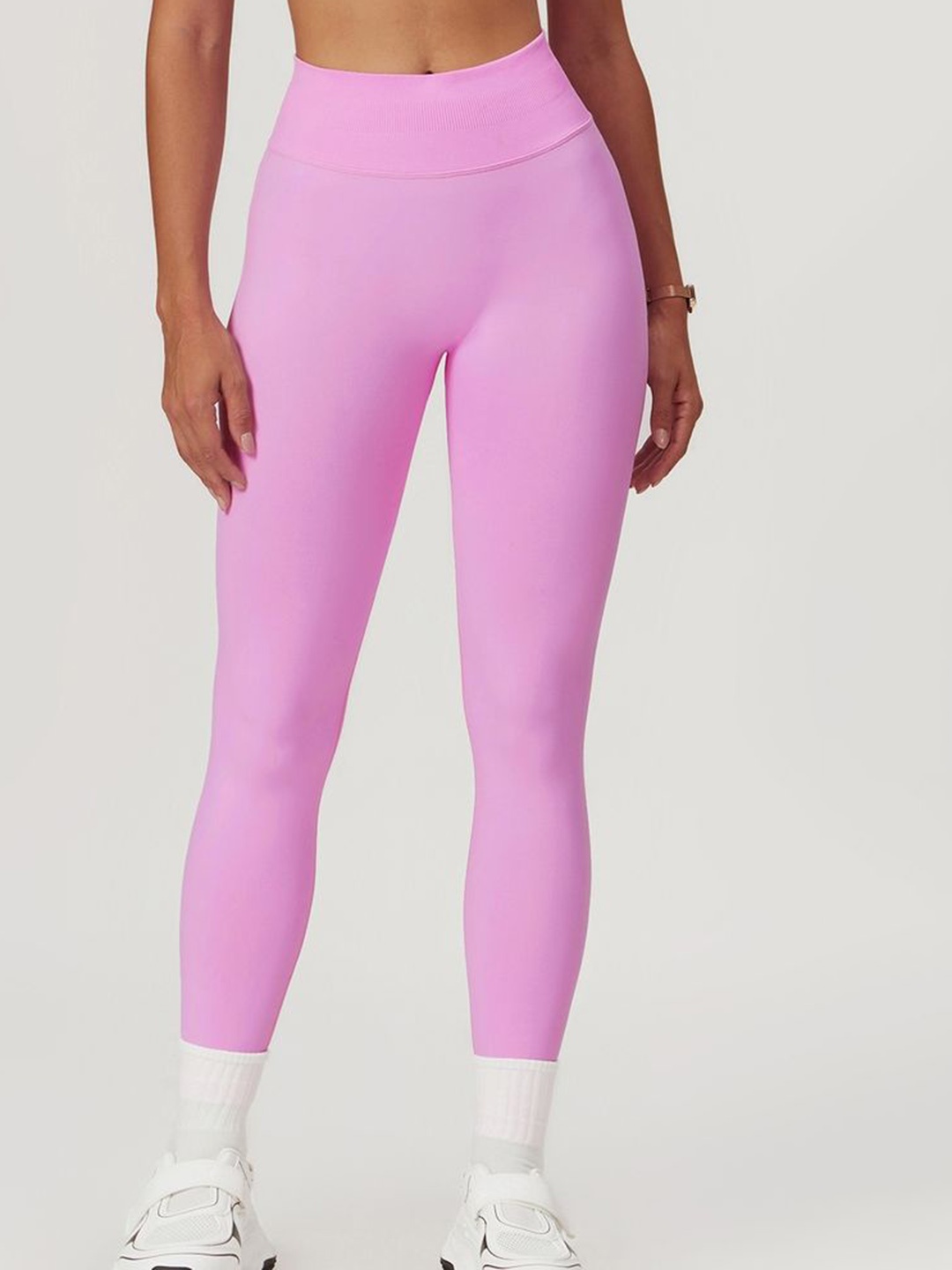 

LULU & SKY High-Waisted Sports Tights, Pink