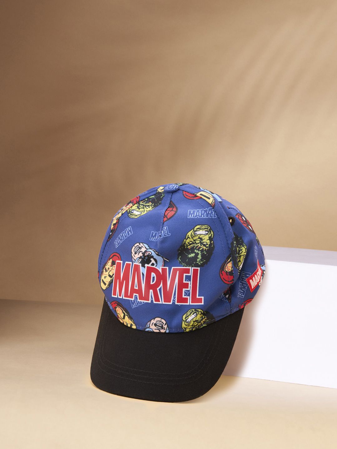 

Pantaloons Junior Boys Printed Baseball Cap, Red