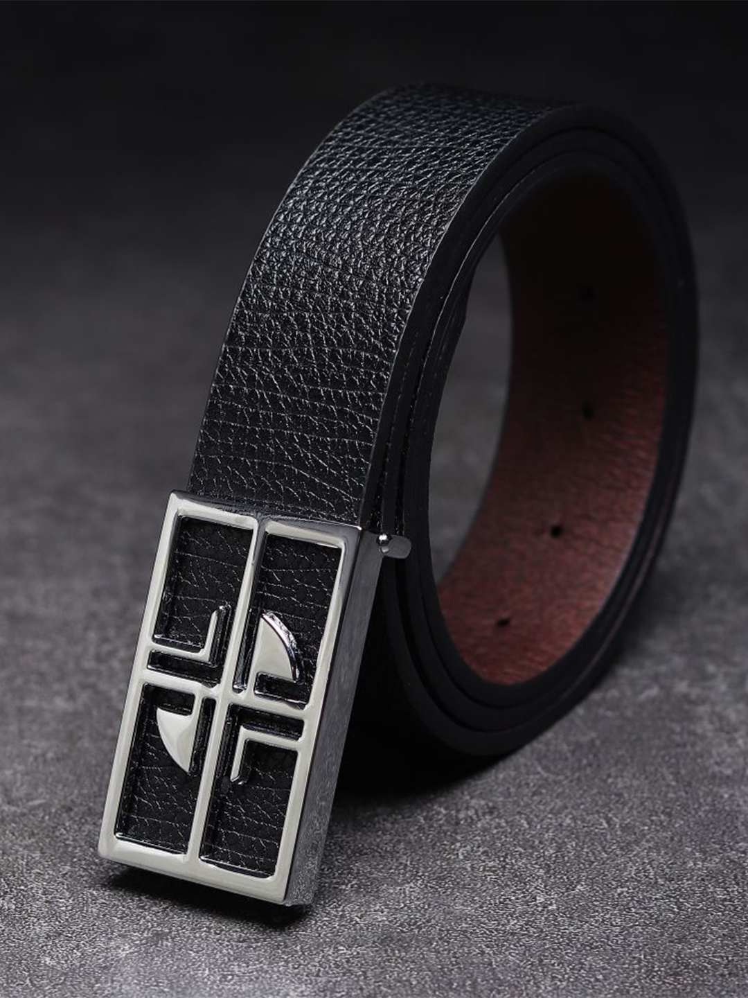 

Killer Men Textured Reversible Belt, Black