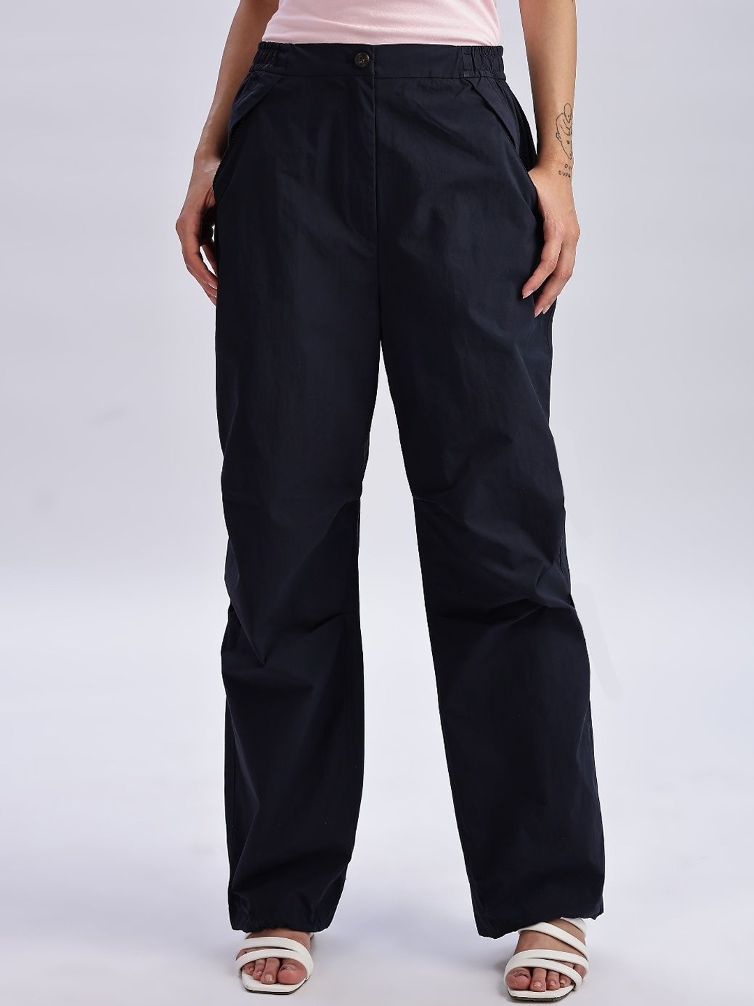 

Calvin Klein Jeans Women Wide-Leg Trousers, Blue