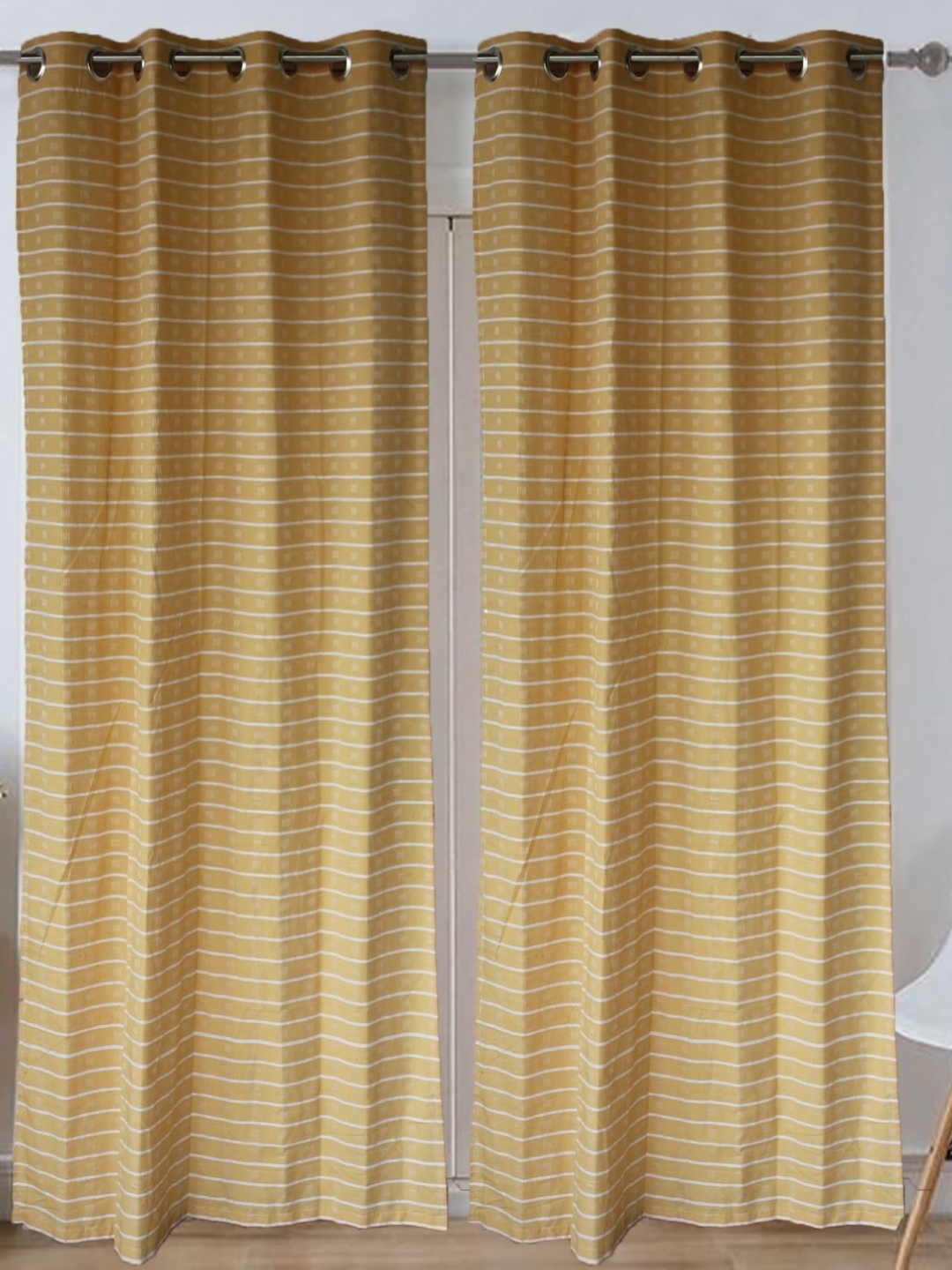 

Dekor World Multicoloured Set of 2 Door Curtain, Multi