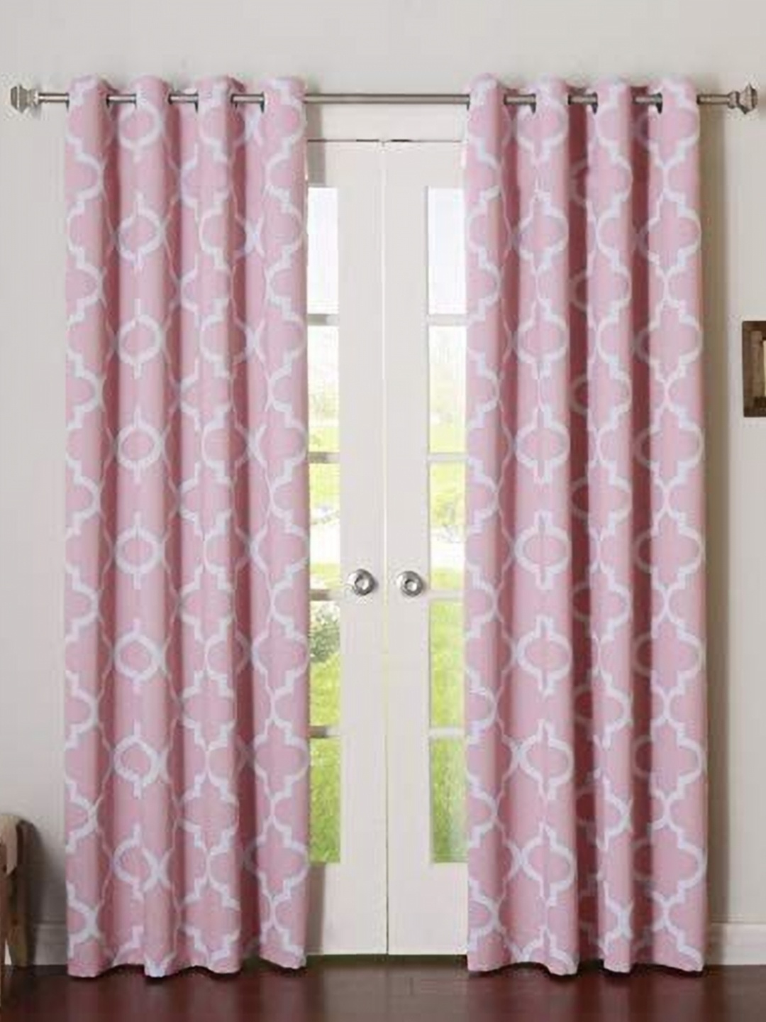 

Dekor World Multicoloured Set of 2 Door Curtain, Multi