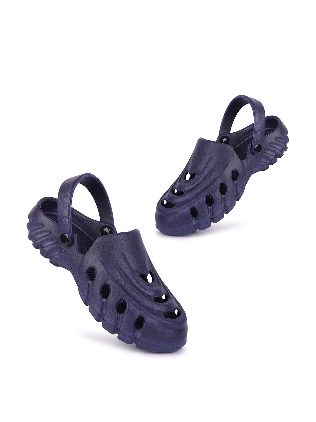 

DRACKFOOT Men Clogs Flip-Flops, Navy blue