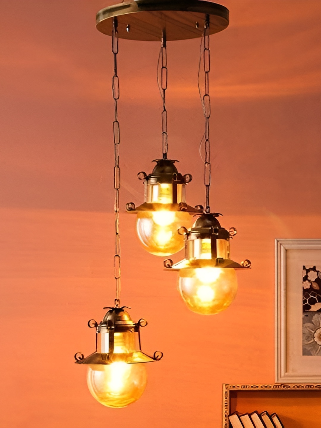

GAUVIK Gold-Toned Ceiling Lamp