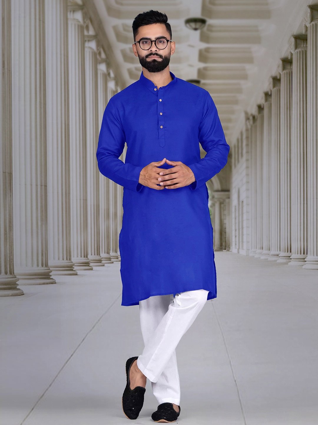 

Moda Rapido Men Kurta, Blue