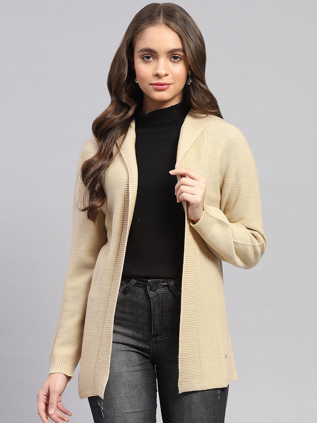 

Monte Carlo Women Woollen, Beige