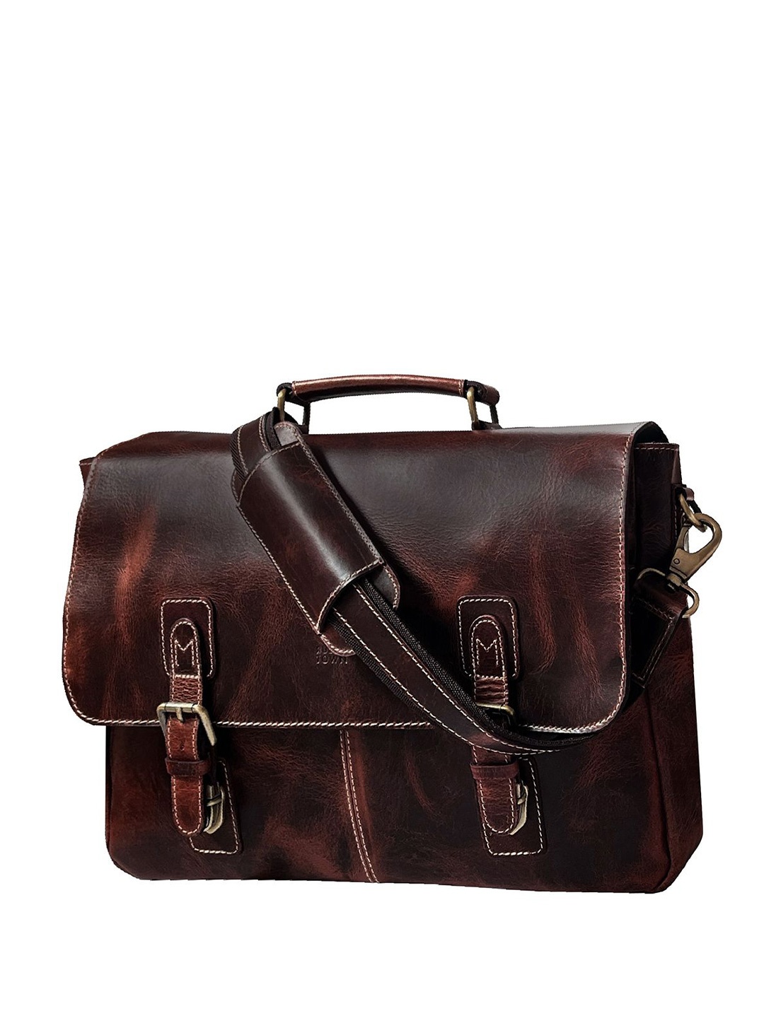 

RUSTIC TOWN Men Messenger Bag, Brown