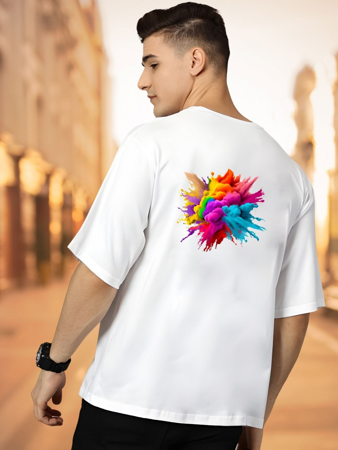 

Moda Rapido Men T-shirt, White