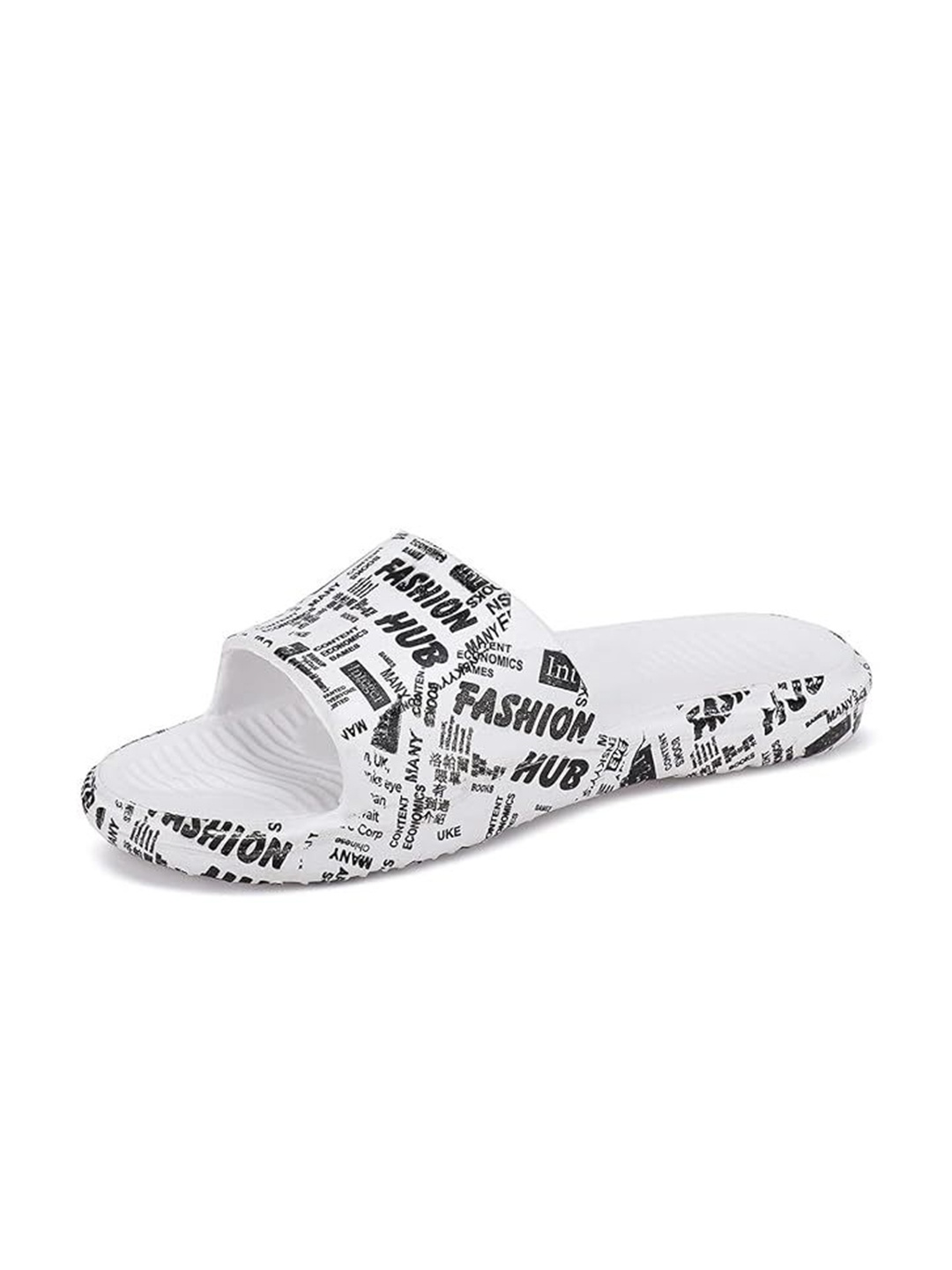 

DRACKFOOT Men Printed Sliders, White