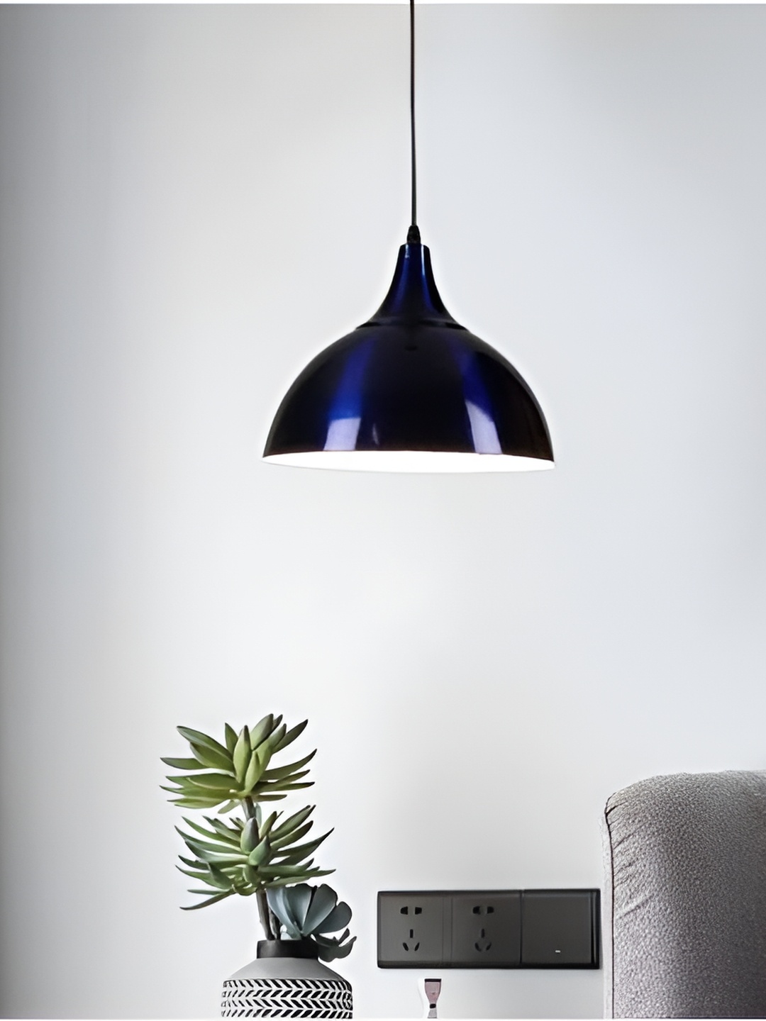 

GAUVIK Blue Aluminium Ceiling Lamp