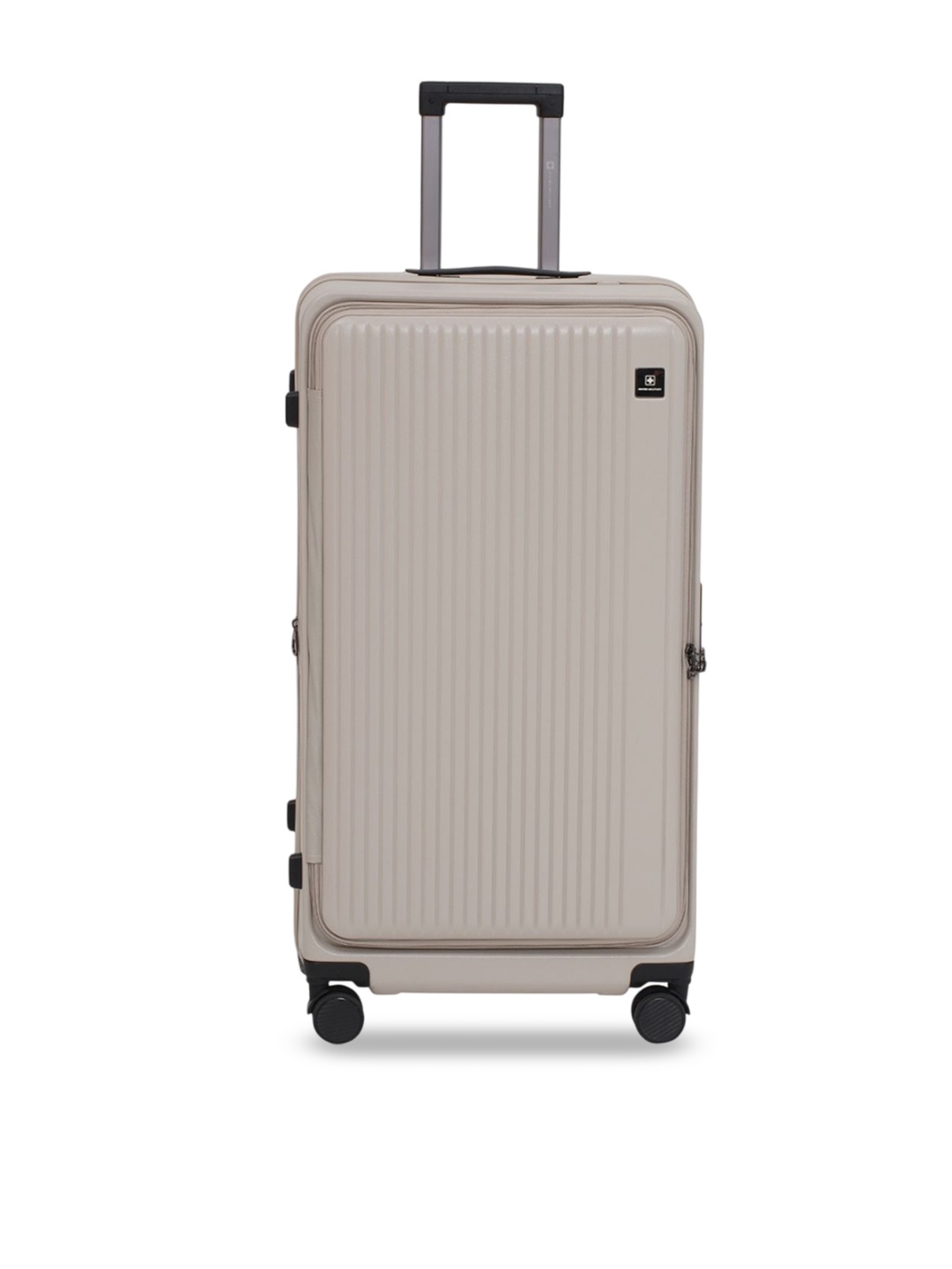 

SWISS MILITARY JADE Hard-Sided Large TrolleyBag, Cream