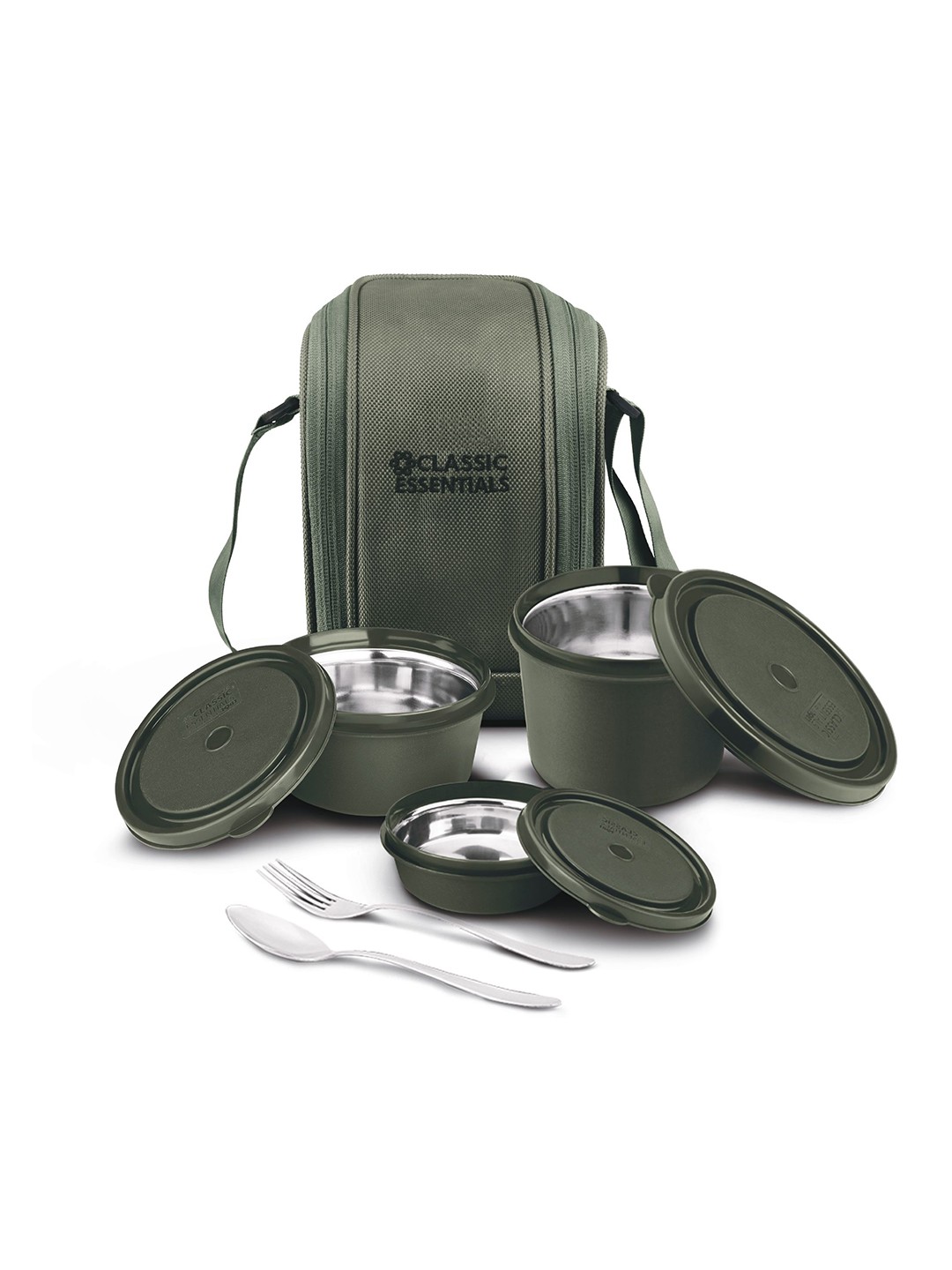 

Classic Essentials Unisex Green Lunch Box