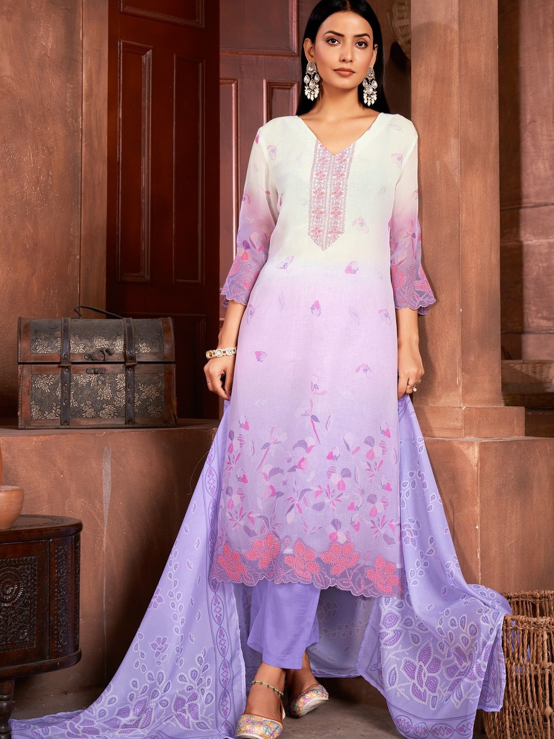 

Suha Women Polyester, Lavender