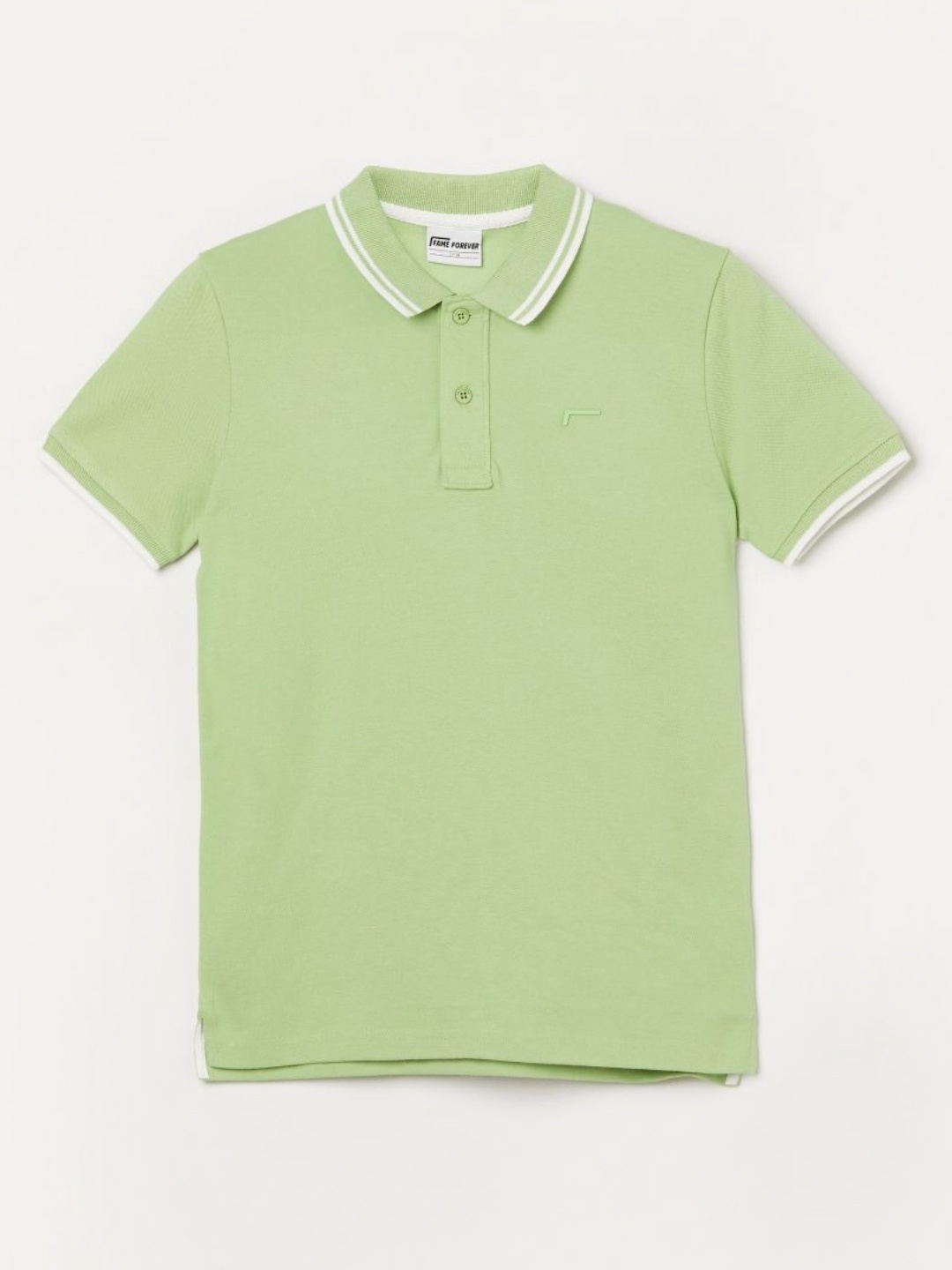 

Fame Forever by Lifestyle Boys Polo Collar T-shirt, Grey