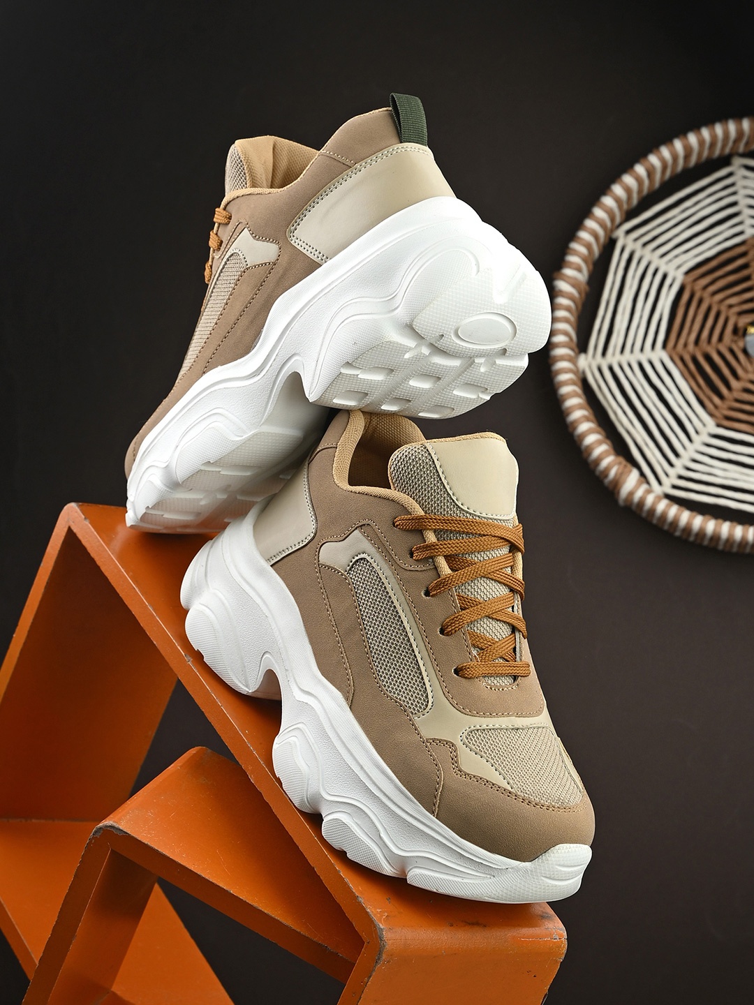 

The Roadster Lifestyle Co Women Casual Sneakers, Beige