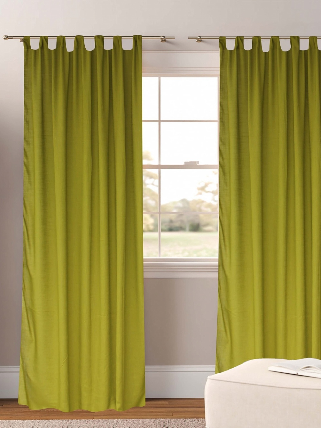 

Dekor World Multicoloured Set of 2 Sheer Door Curtain, Multi