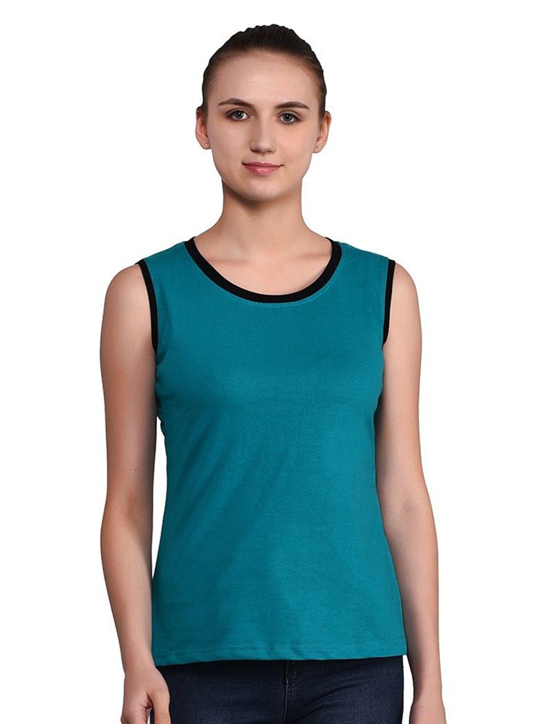 

BEYOU FASHION Women Pockets Slim Fit T-shirt, Green