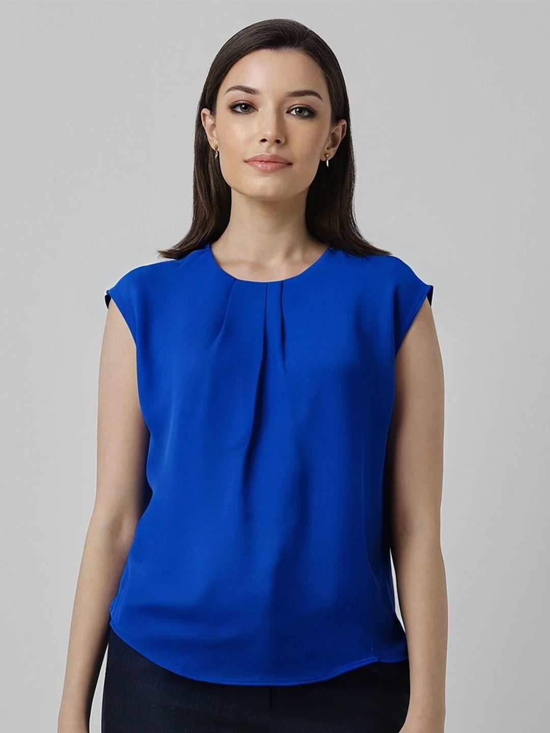 

VEGAL Crepe Top, Blue