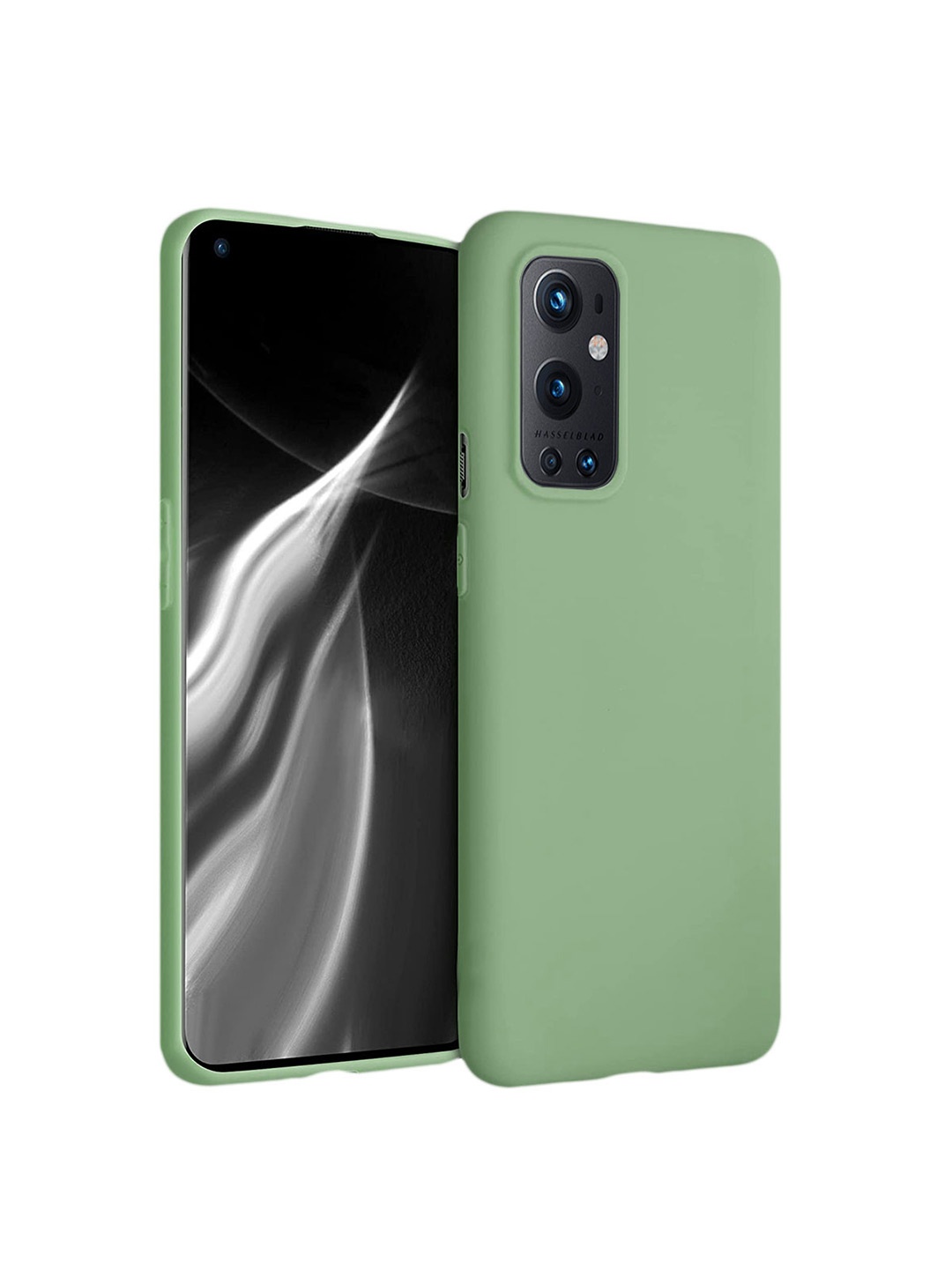 

LIRAMARK Solid Printed OnePlus 9 pro Back Case Mobile Accessories, Green