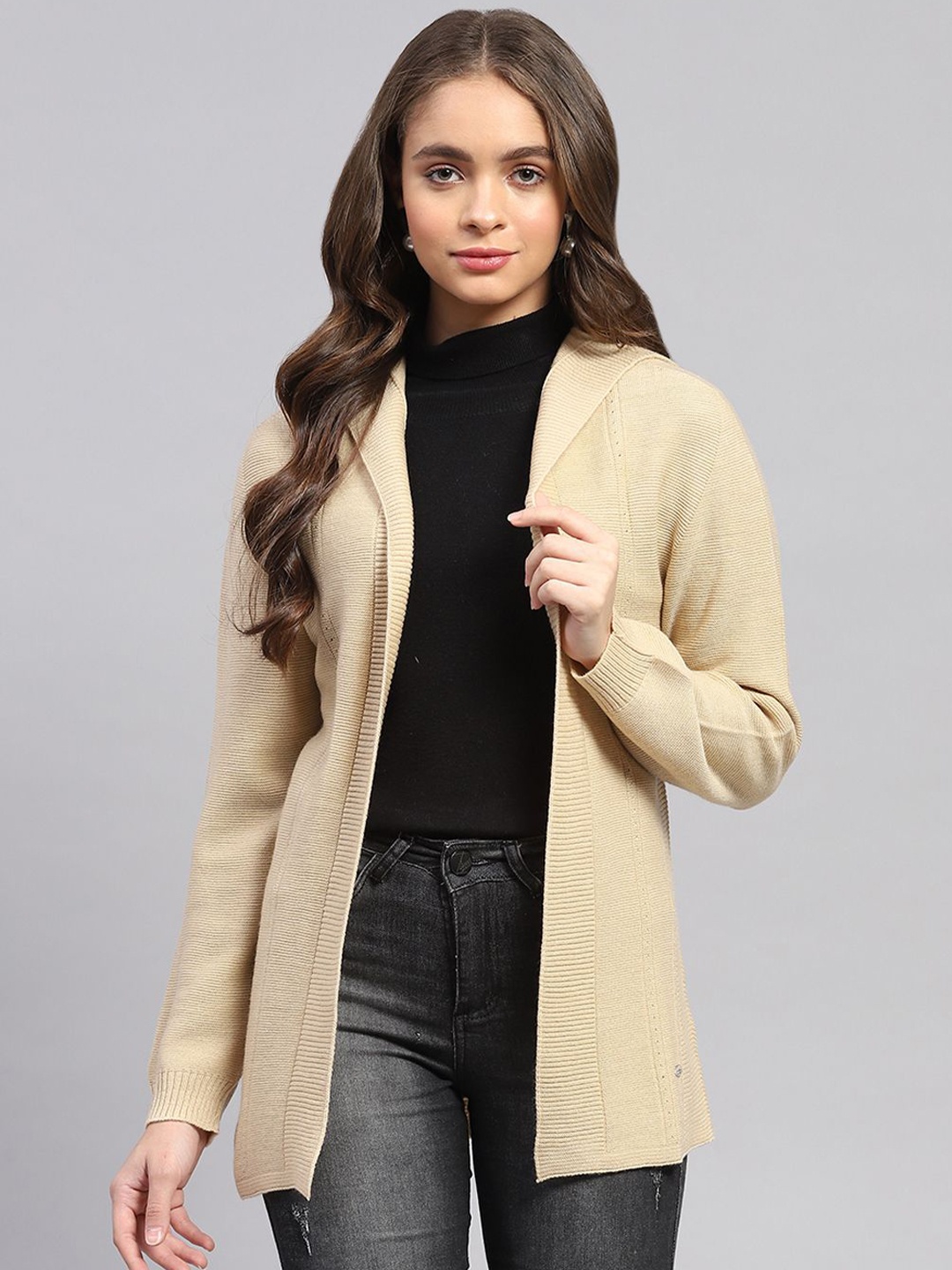 

Monte Carlo Women Woollen, Beige
