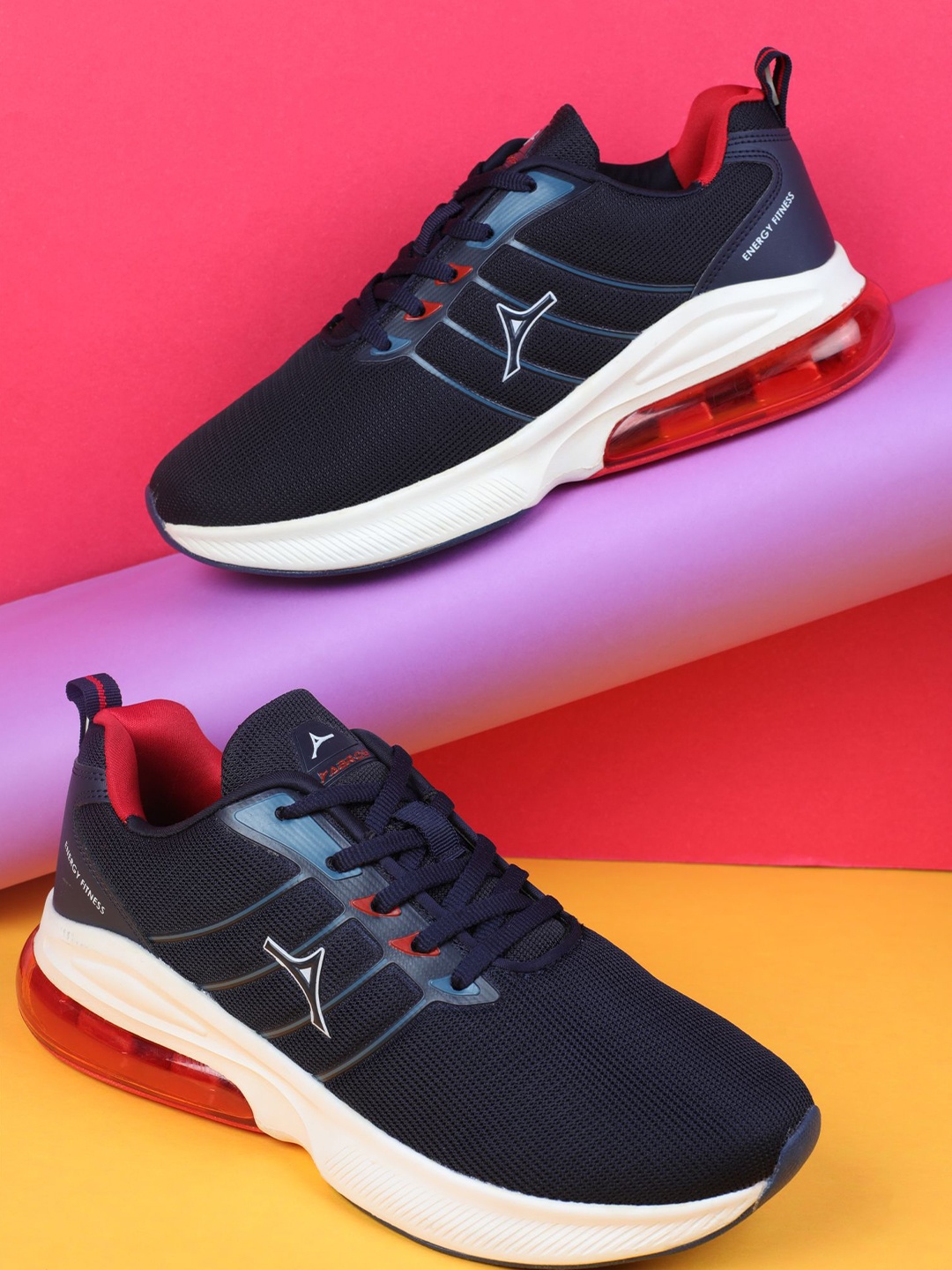 

ABROS Men Mesh Running Shoes, Navy blue